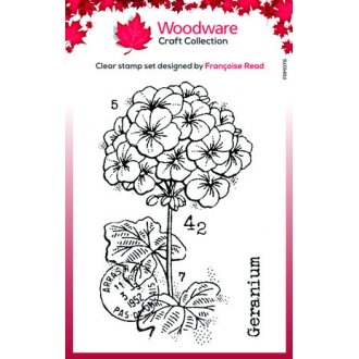 Mini Geranium Clearstamps -...